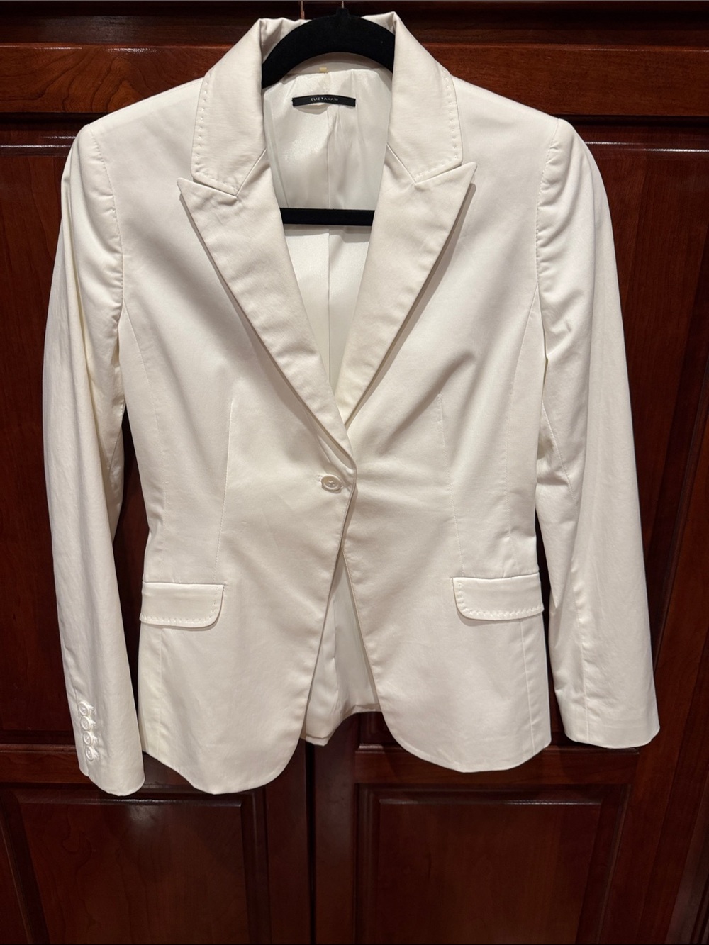 Elie Tahari White Tailored Women's Blazer